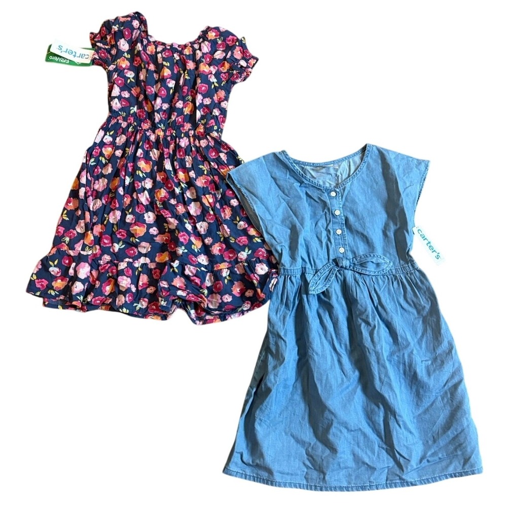 Lot of 2 Carters Size‎ 6X Summer Dresses NWT